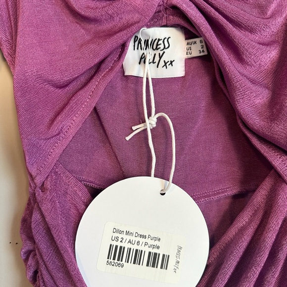 MINI DRESS PURPLE NWT - Size XS - Picture 8 of 8